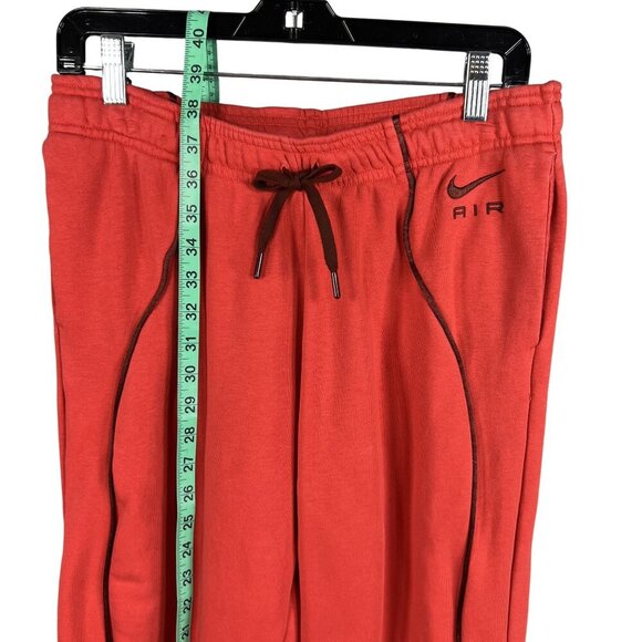 Nike Air Womens M Crimson Tracksuit Cropped Hoodie Joggers Athletic Lounge Set - Picture 7 of 16